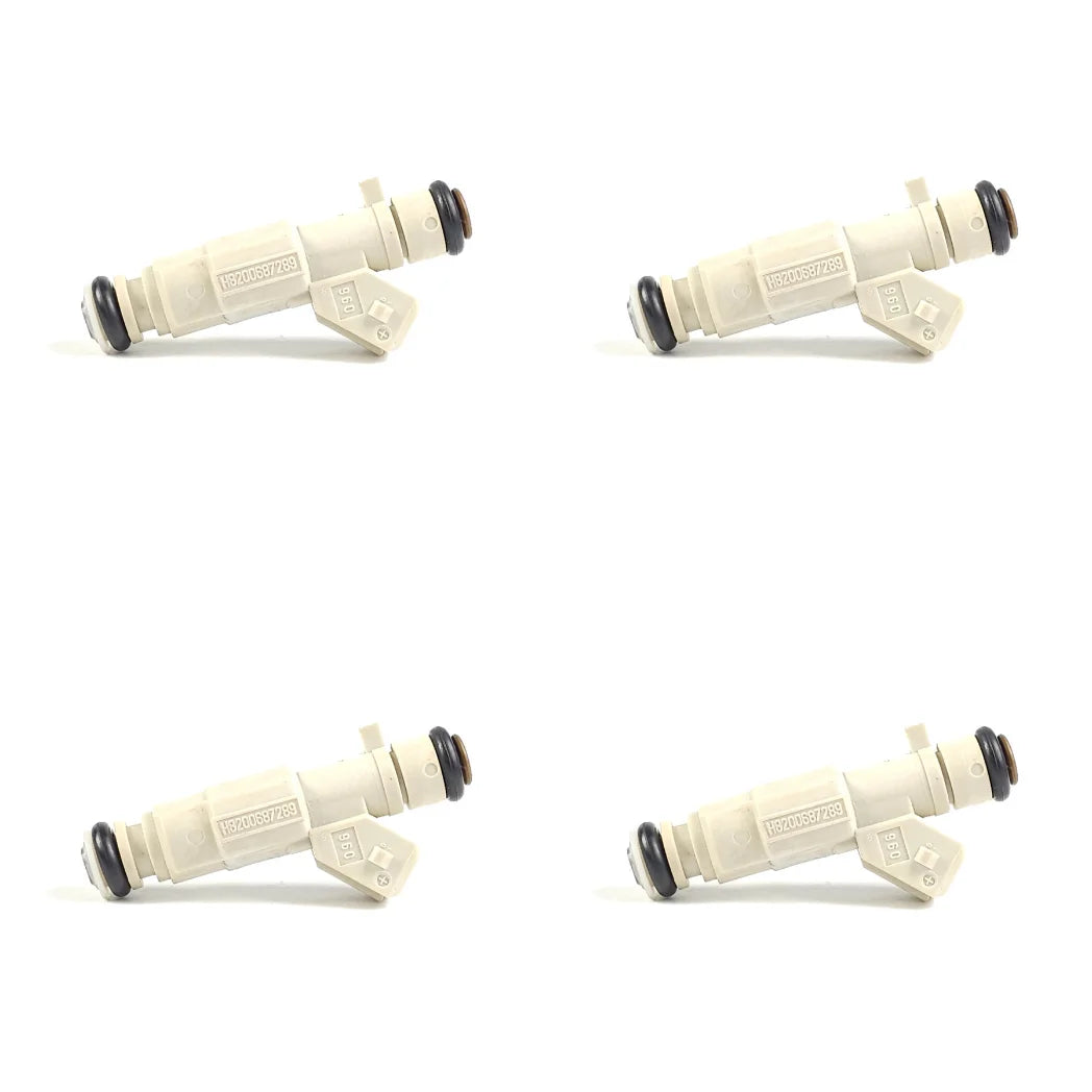 Bico Injetor Sandero Logan 1.6 16V 2007 2008 2009 2010 2011 2012 2013 (Kit 4 peças)