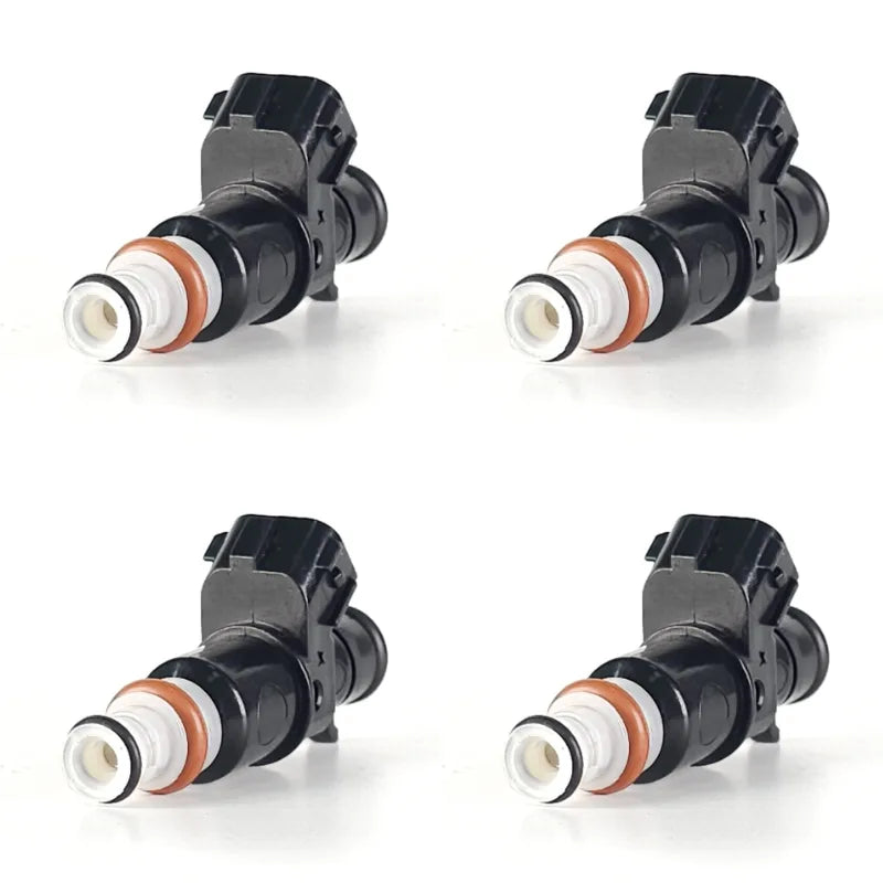 Bico Injetor Honda Accord Civic CRV 2.0 2.4 16V 2007 a 2011 8 Furos (Circular) com prolongador (Kit 4 peças)